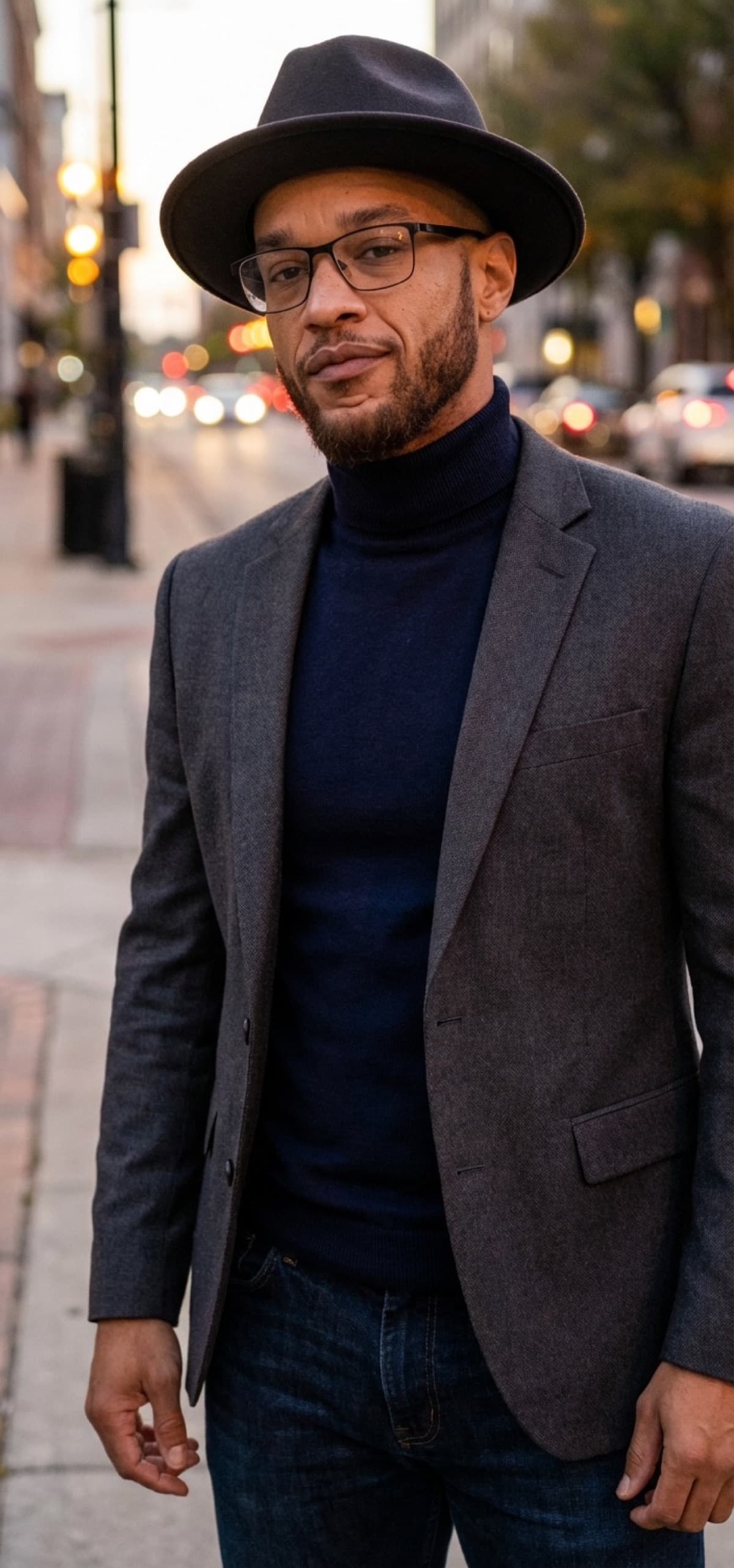 Ra Thriva walking in the city